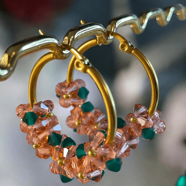 Boucles d'oreilles Fleur