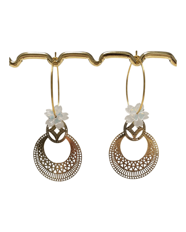 Boucles d'oreilles Eclats Nacrés