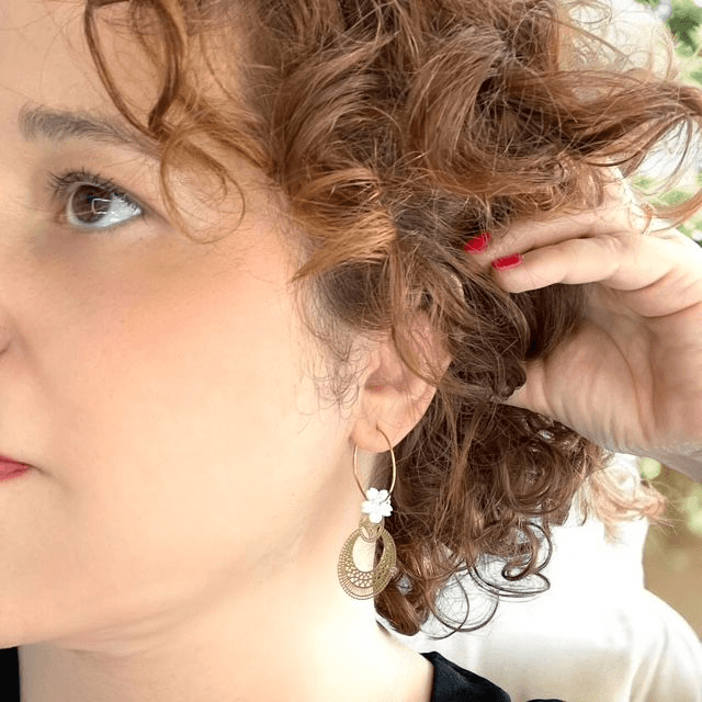 Boucles d'oreilles Eclats Nacrés